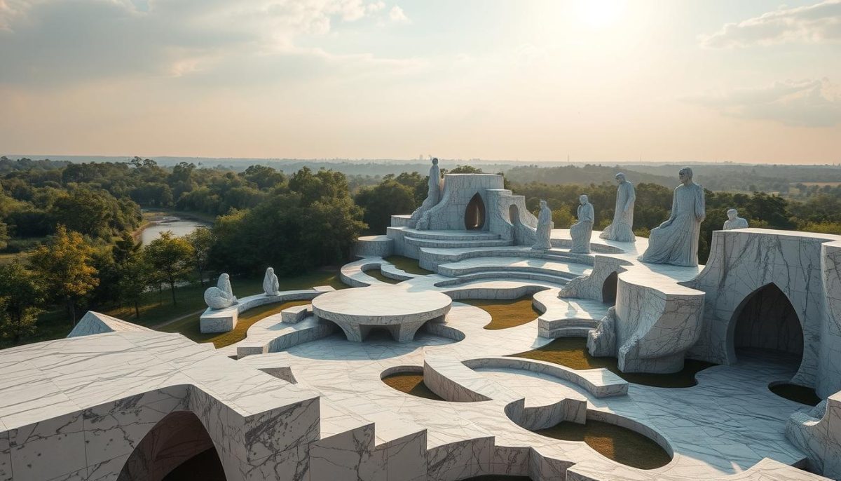 large-scale marble reuse
